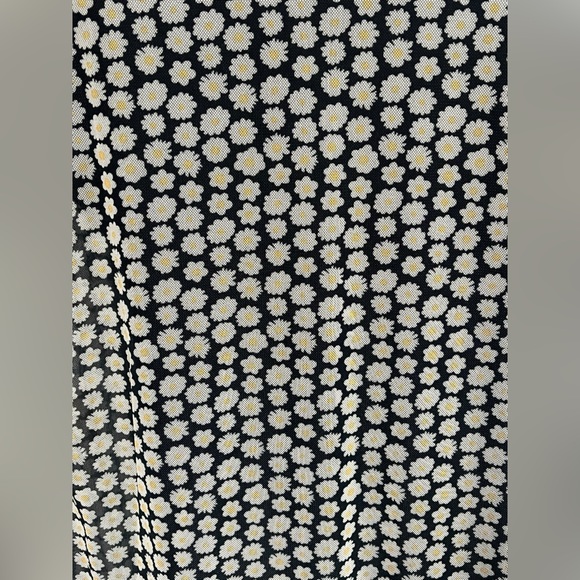 Wild Fable Daisy/Flower Print Sheer Dress w/Black Slip - Size Small - Picture 10 of 11